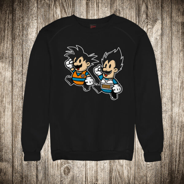 duks bez kapuljace boja crna slika super mario i luidji goku edition dragon ball