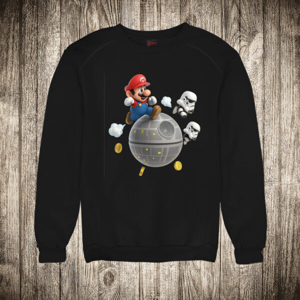 duks bez kapuljace boja crna slika super mario star wars edition 1