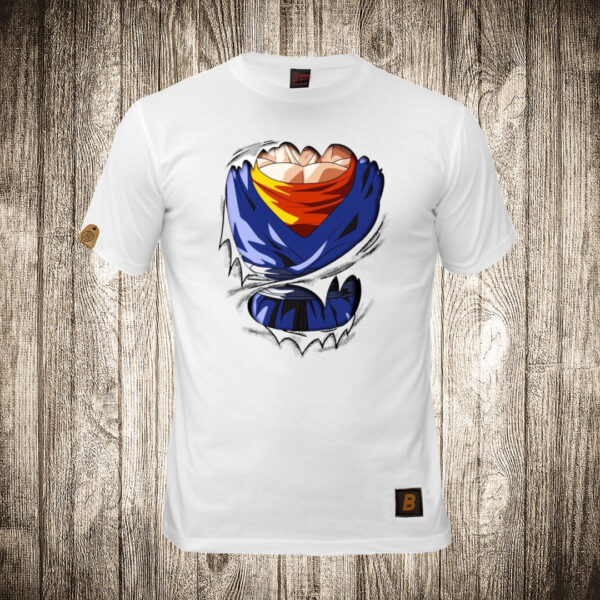 decija majica boja bela slika super sayan majica goku dragon ball zmajeva kugla