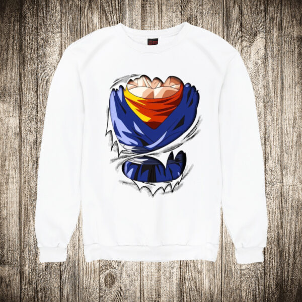 duks bez kapuljace boja bela slika super sayan majica goku dragon ball zmajeva kugla