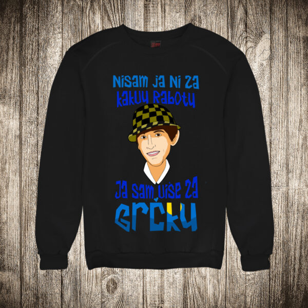 duks bez kapuljace boja crna slika surda grcka 2 nisam ti ja za rabotu