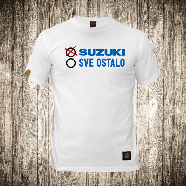 muska majica boja bela slika suzuki vs sve ostalo