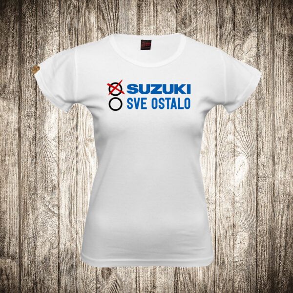 zenska majica boja bela slika suzuki vs sve ostalo