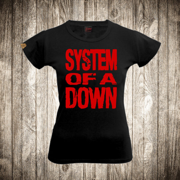 zenska majica boja crna slika system of a down 1