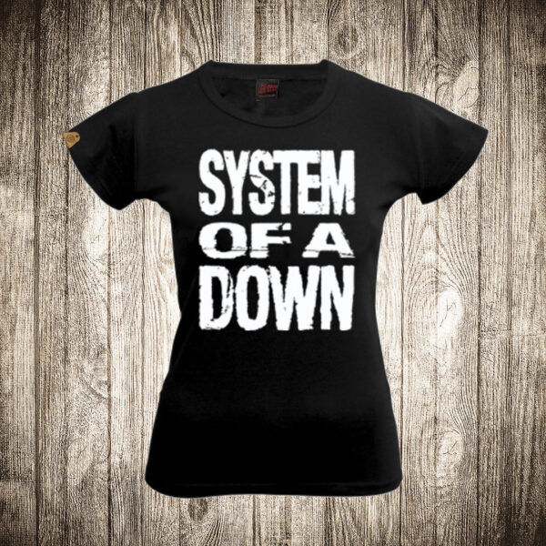 zenska majica boja crna slika system of a down 2