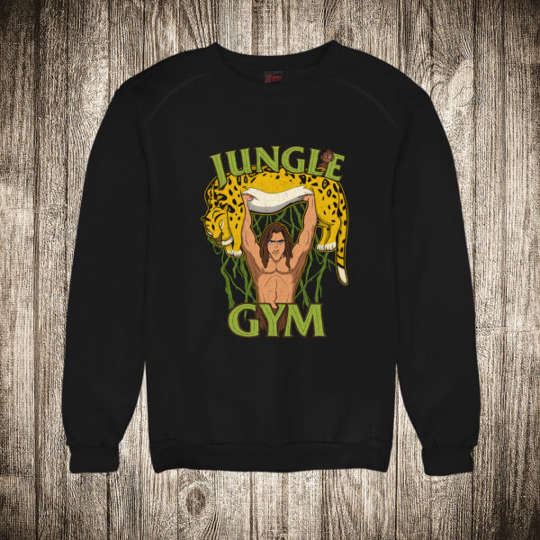 duks bez kapuljace boja crna slika tarzan jungle gym teretana trening