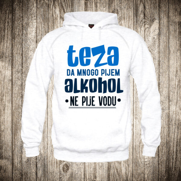duks sa kapuljacom boja bela slika teza da mnogo pijem alkohol ne pije vodu