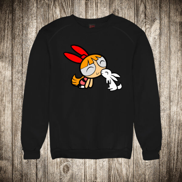 duks bez kapuljace boja crna slika the powerpuff girls blossom i zec