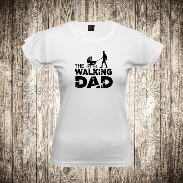 zenska majica boja bela slika the walking dad 2