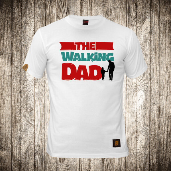 muska majica boja bela slika the walking dad otac