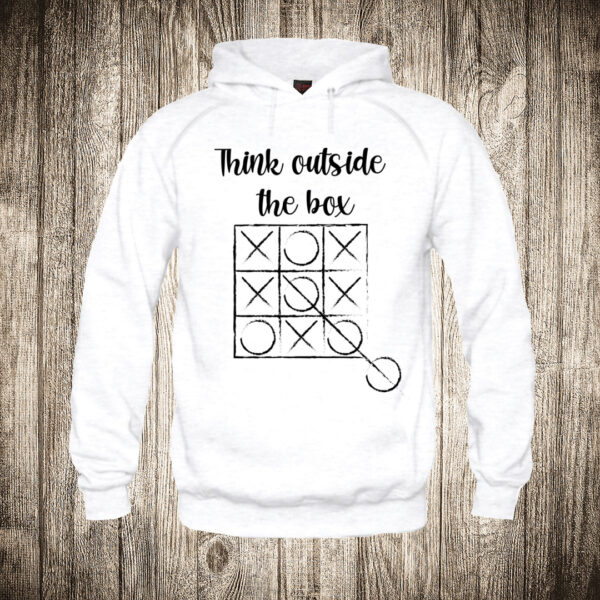 duks sa kapuljacom boja bela slika think outside of the