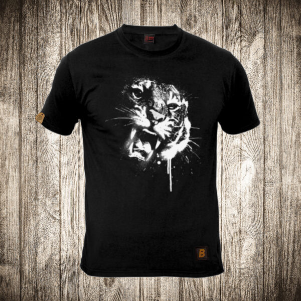 muska majica boja crna slika tigar 6