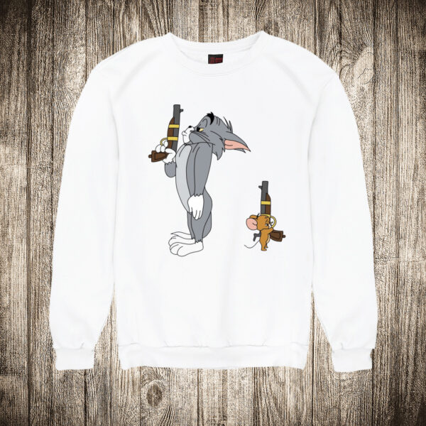 duks bez kapuljace boja bela slika tom i dzeri tom and jerry oruzani sukob