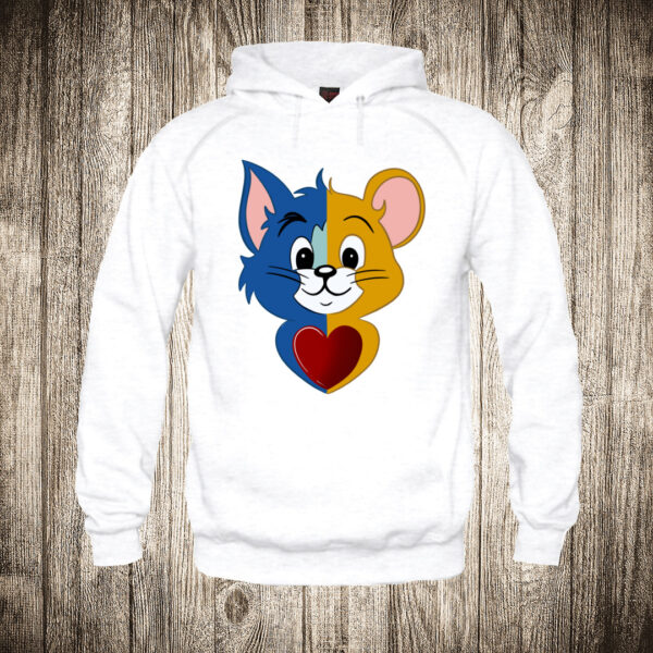 deciji duks boja bela slika tom i jerry kao jedno ljubav srce