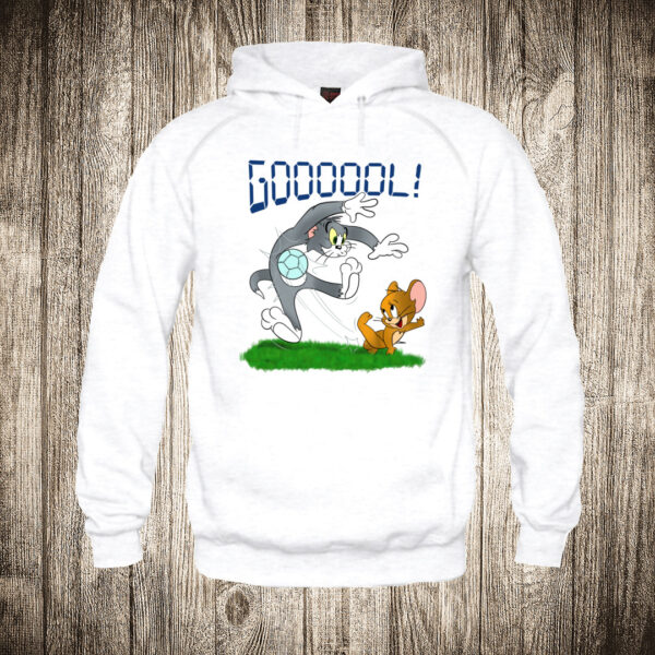 deciji duks boja bela slika tom i jerry tom i dzeri fudbal