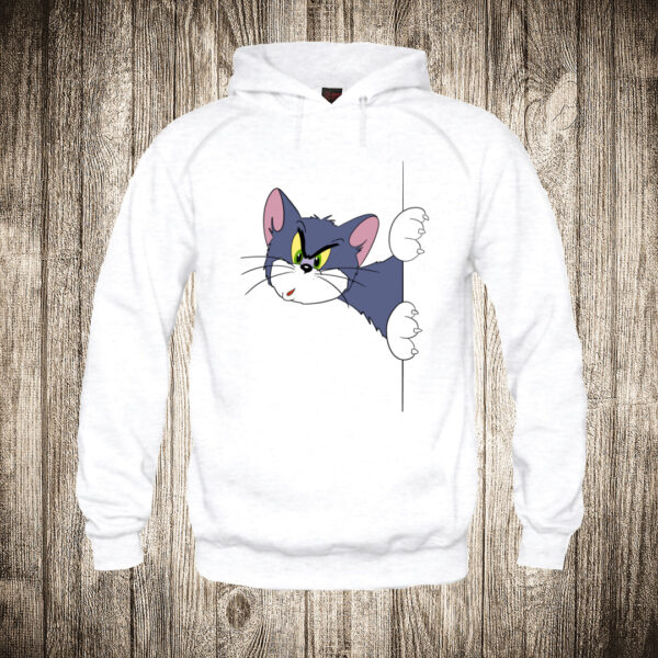 deciji duks boja bela slika tom tom and jerry se krije iza zida