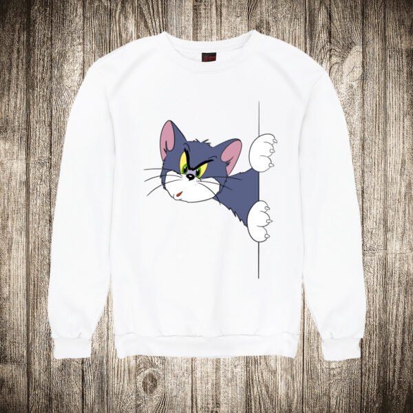 duks bez kapuljace boja bela slika tom tom and jerry se krije iza zida