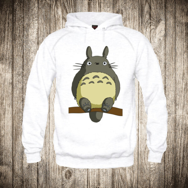 deciji duks boja bela slika totoro na grani