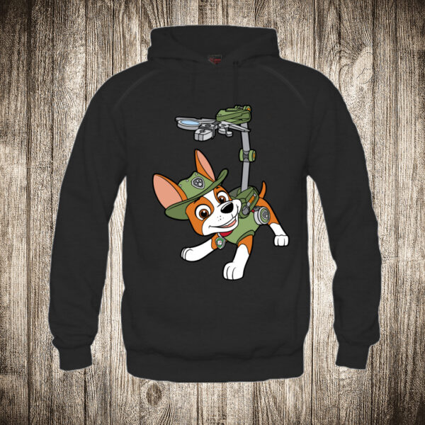 duks sa kapuljacom boja crna slika tracker paw patrol pseca patrola