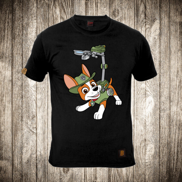 muska majica boja crna slika tracker paw patrol pseca patrola