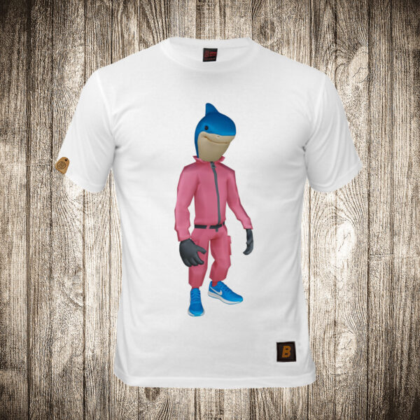 muska majica boja bela slika tralalero tralala squid game brain rot