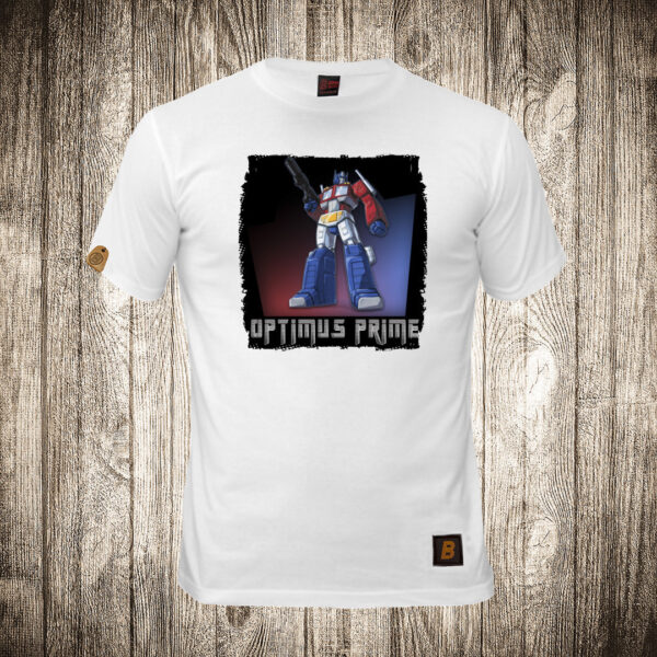 decija majica boja bela slika transformersi optimus 1