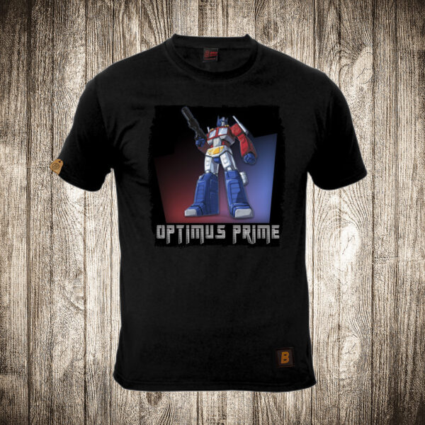 muska majica boja crna slika transformersi optimus 1