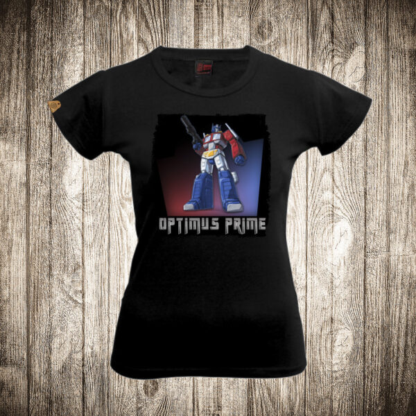 zenska majica boja crna slika transformersi optimus 1