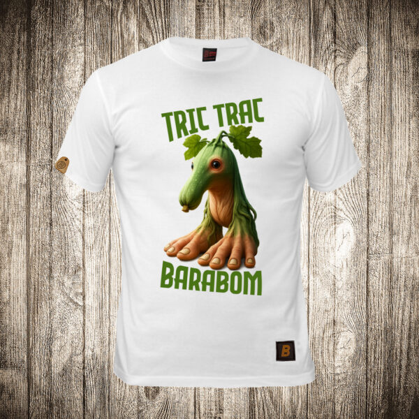 decija majica boja bela slika tric trac barabom brain rot