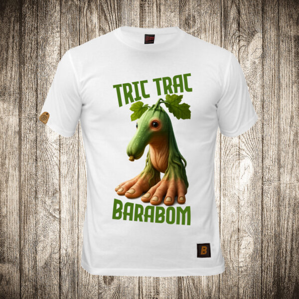 muska majica boja bela slika tric trac barabom brain rot