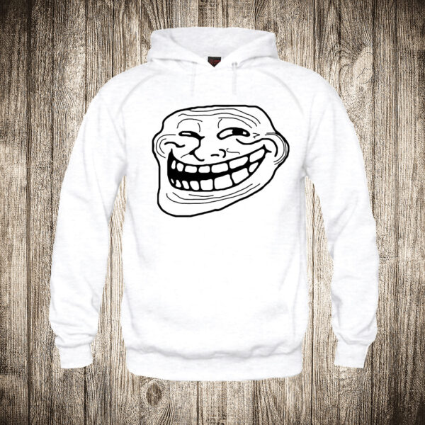 duks sa kapuljacom boja bela slika troll face meme 2