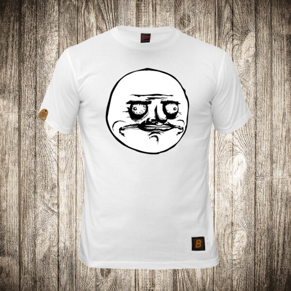 decija majica boja bela slika troll face meme 3