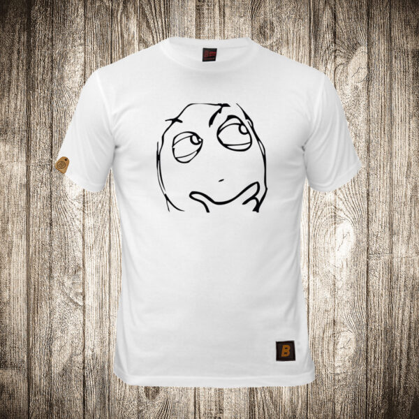 decija majica boja bela slika troll face meme 4
