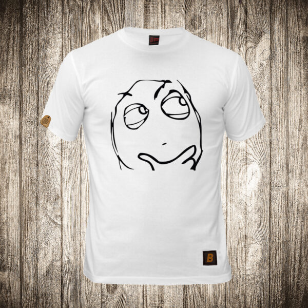 muska majica boja bela slika troll face meme 4