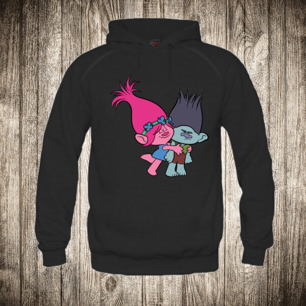 duks sa kapuljacom boja crna slika trolls trolovi branch and poppy