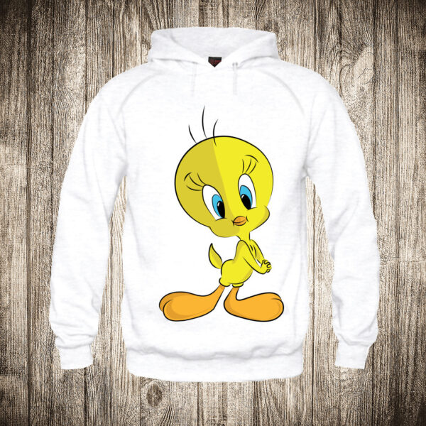 duks sa kapuljacom boja bela slika tviti tweety