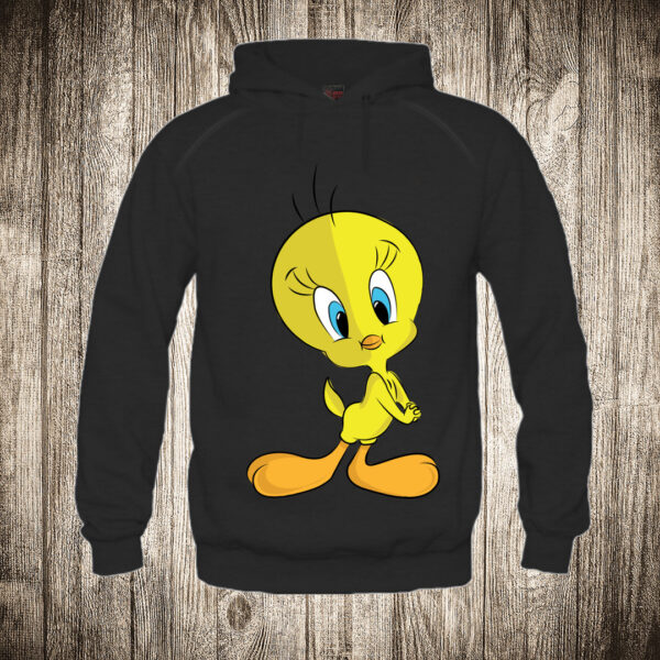 duks sa kapuljacom boja crna slika tviti tweety