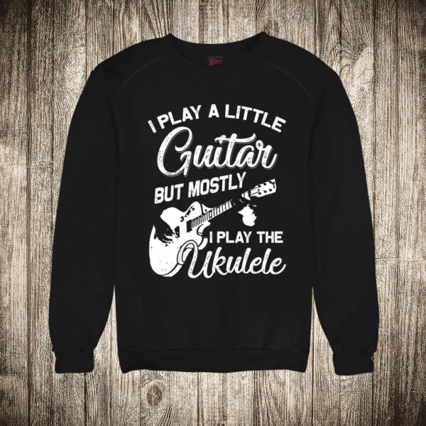 duks bez kapuljace boja crna slika ukulele gitara