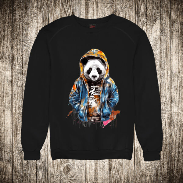 duks bez kapuljace boja crna slika urban panda 10