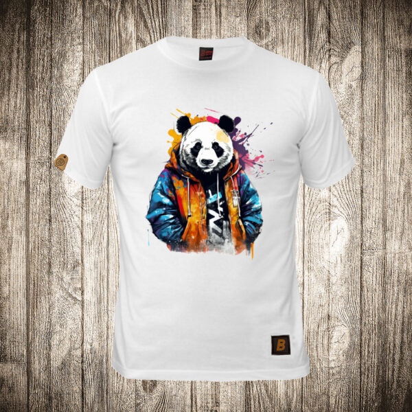 muska majica boja bela slika urban panda 12