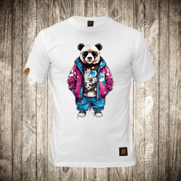 decija majica boja bela slika urban panda 13