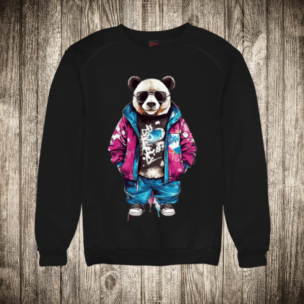 duks bez kapuljace boja crna slika urban panda 13