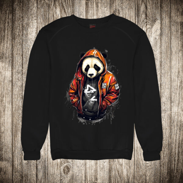 duks bez kapuljace boja crna slika urban panda 18