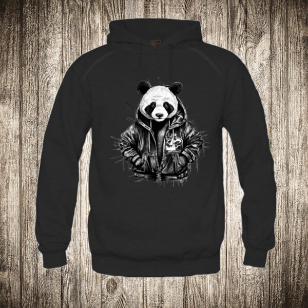 duks sa kapuljacom boja crna slika urban panda 19