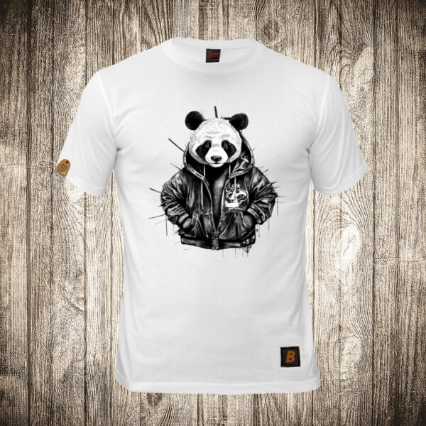 muska majica boja bela slika urban panda 19