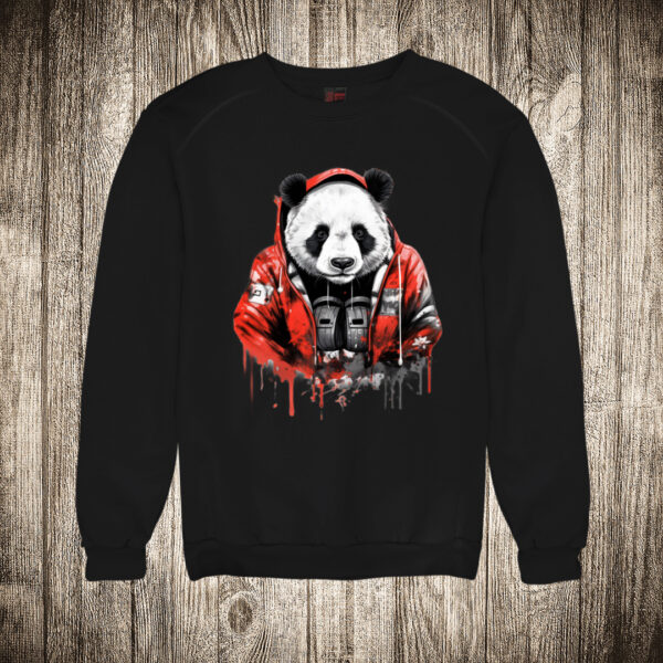 duks bez kapuljace boja crna slika urban panda 3 1