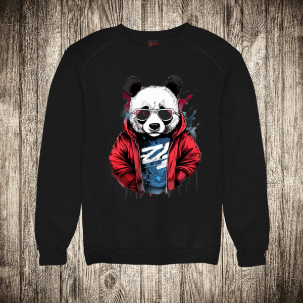 duks bez kapuljace boja crna slika urban panda 5