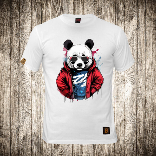 muska majica boja bela slika urban panda 5