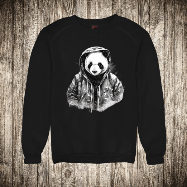 duks bez kapuljace boja crna slika urban panda 6