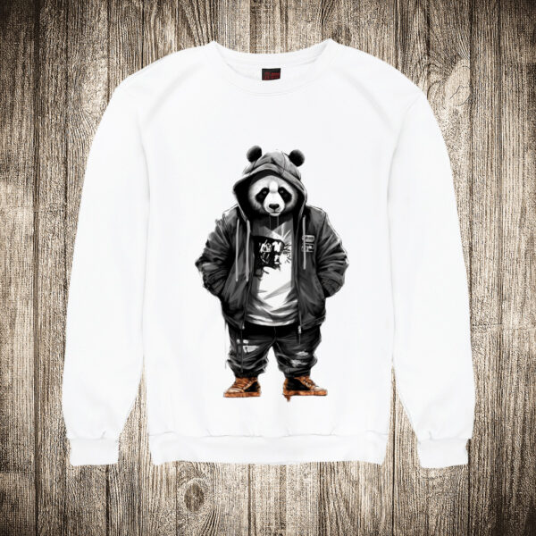 duks bez kapuljace boja bela slika urban panda 7